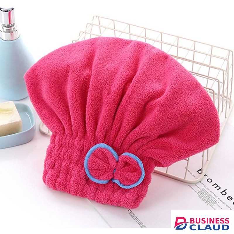 Quick-Drying Microfiber Solid Quickly Dry Hair Hat for Womens, Girls and Ladies Cap Bathing Tool Drying Towel Head Wrap