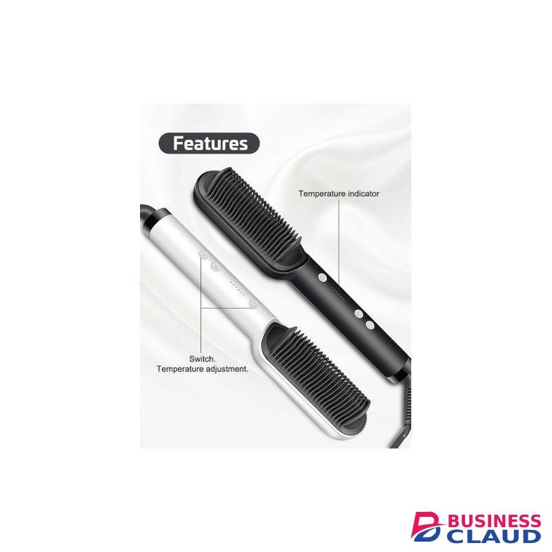Ubeator 2-in-1 Hot-Air Hair Styling Comb Straightener Hair Brush blow dry hair dryer Hot Brush Flat Iron