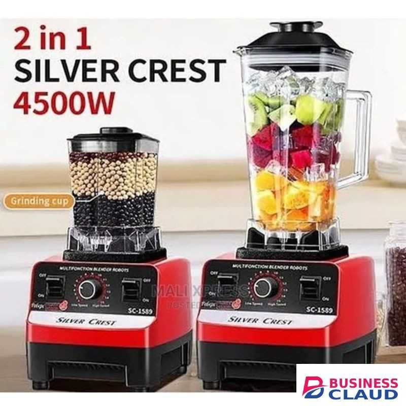 2 In 1 Commercial Blender With 2 Jugs