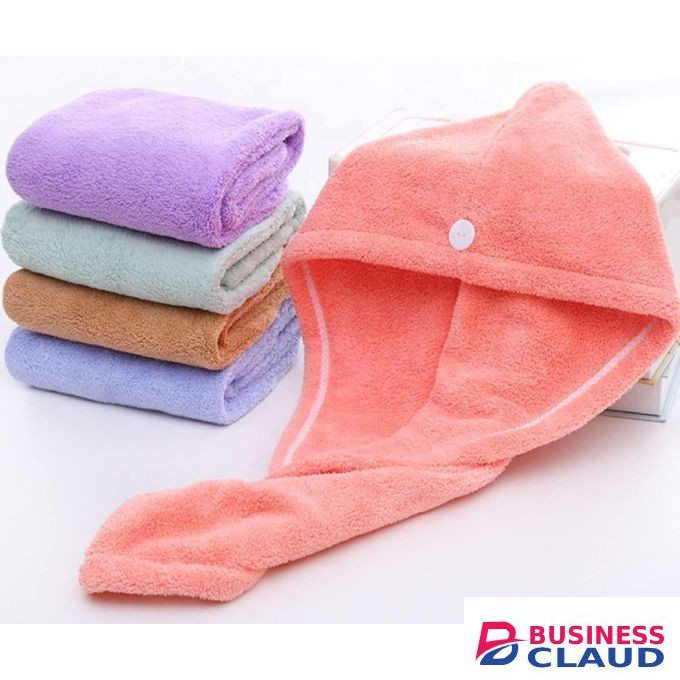 2 PIECES Towel hair towel hair dryer cap towel towels for girls hair towel cap tawal microfiber towel for hair head towel magic towel hair towel wrap hair cap for shower cotton towel soft towel hair turban towel - 2 PIECES