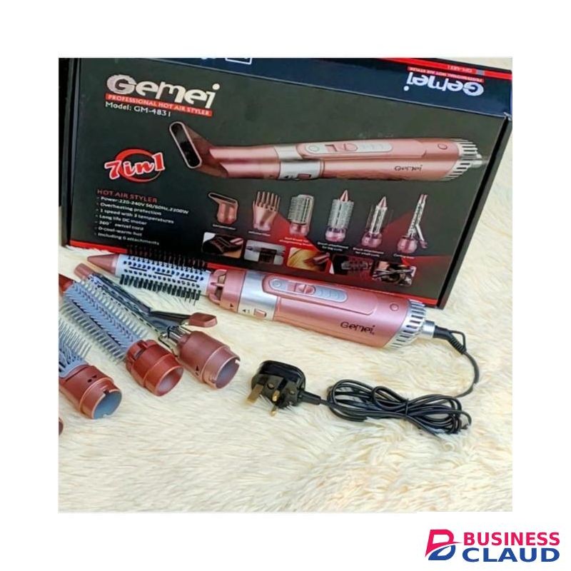Heavy duty 7 in 1 hair styler and dryer