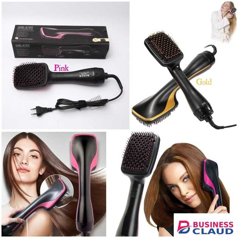 3-in-1 Hair Straightener Brush*