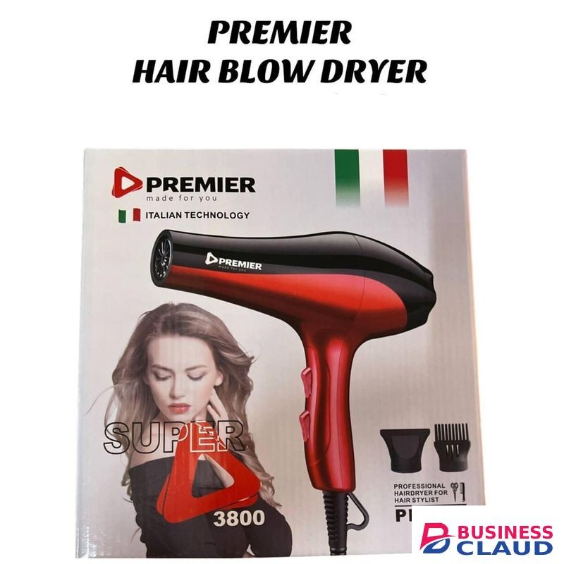 Premier Premier, Blowdry High Heat Professional Ceramic Hair Straightening Hot Comb with IKT Wax Stick for Salon-Quality Styling at Home