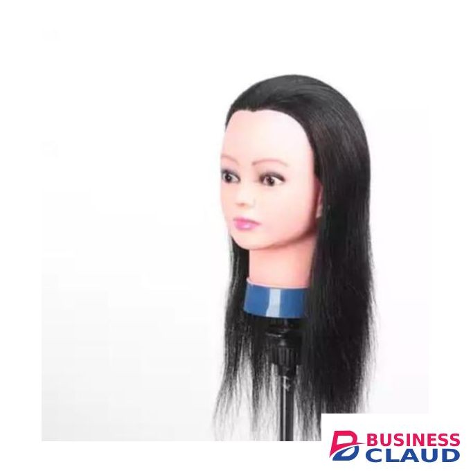 Dummy Female Mannequin Head/Hair Hairdressing Training Head Semi Human