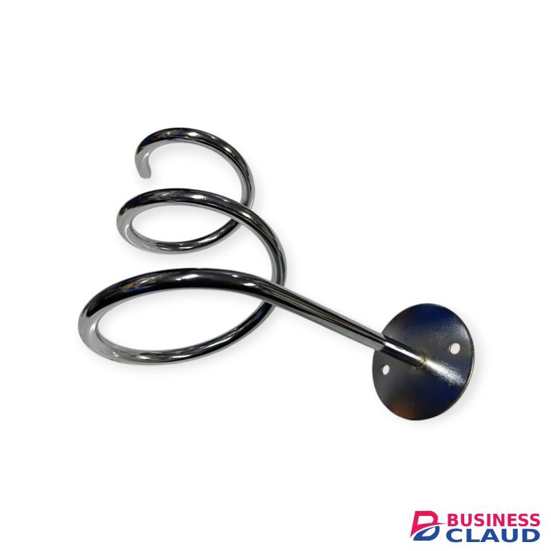Spiral Blow Dry Holder(Wall Mounted0 Chrome