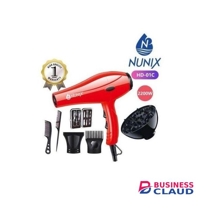 Nunix Blowdry /hairdryer with accessories