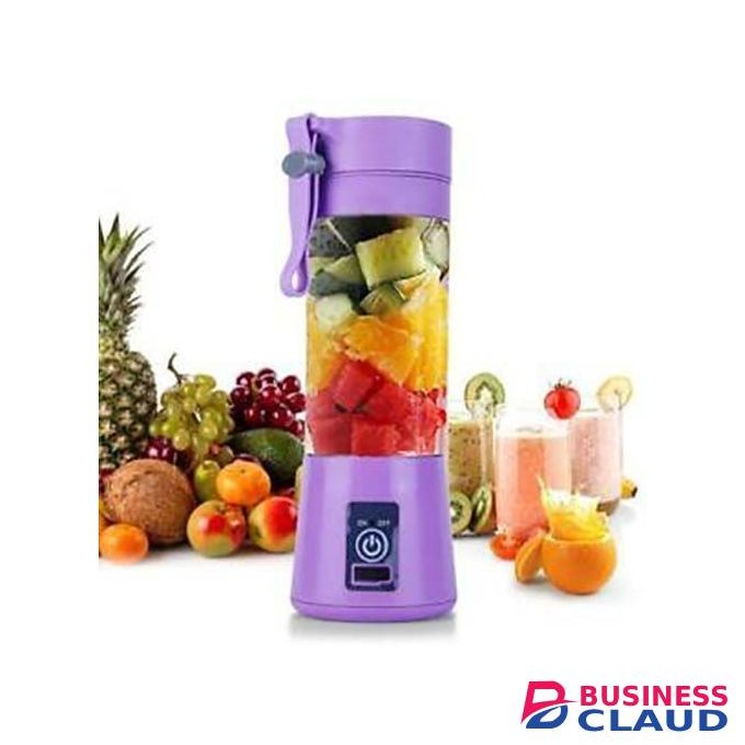 PORTABLE USB RECHARGEABLE JUICER CUP PURPLE