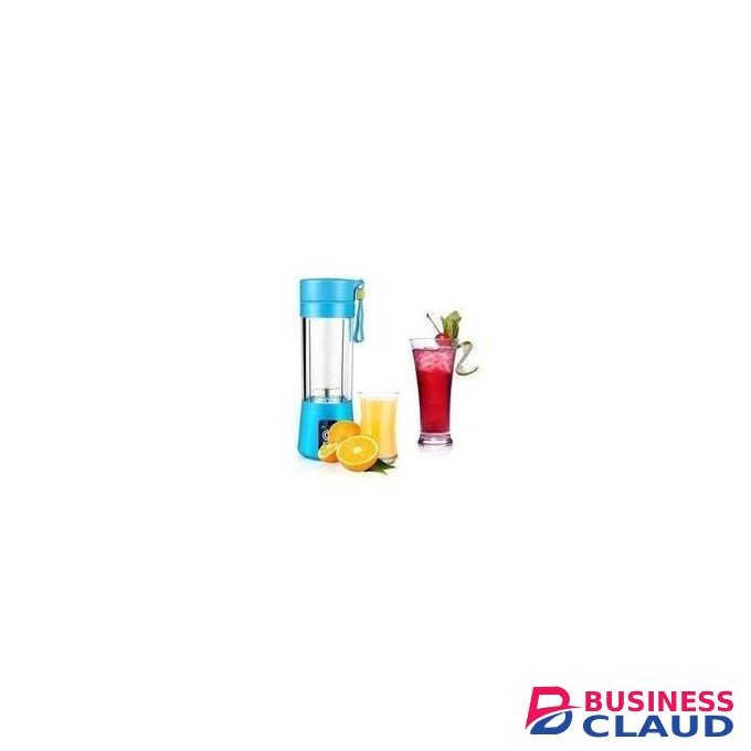 Portable Blender Fruit Juicer Cup With USB -Blue