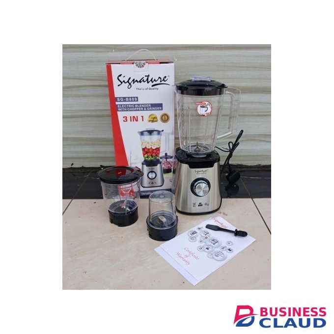2 Speed Signature 3 in 1 Blender With Chopper and Grinder