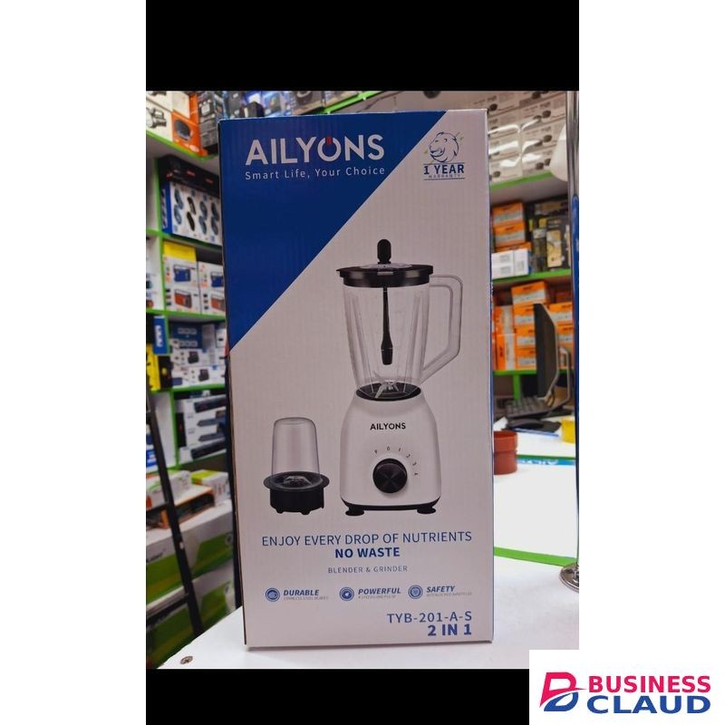 2 in 1 AILYONS TYB-201-A-S Blender + Food grinder. Powerful, Versatile, Efficient
