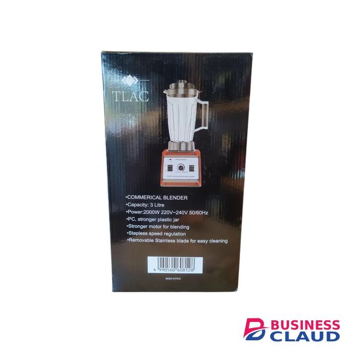 TLAC Commercial Blender OTJ-010R – 1500W High Power, Turbo Speed