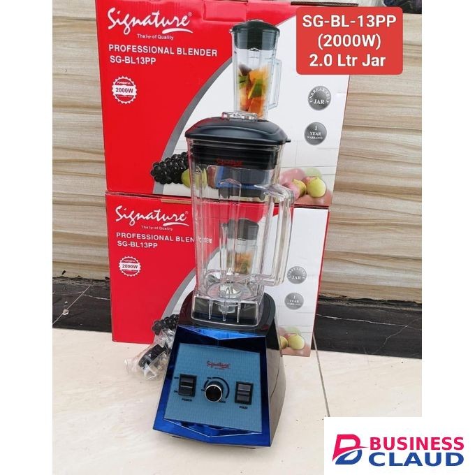 2000W (SG-BL-13PP) Commercial Blender with 2.0 Ltr One Jar