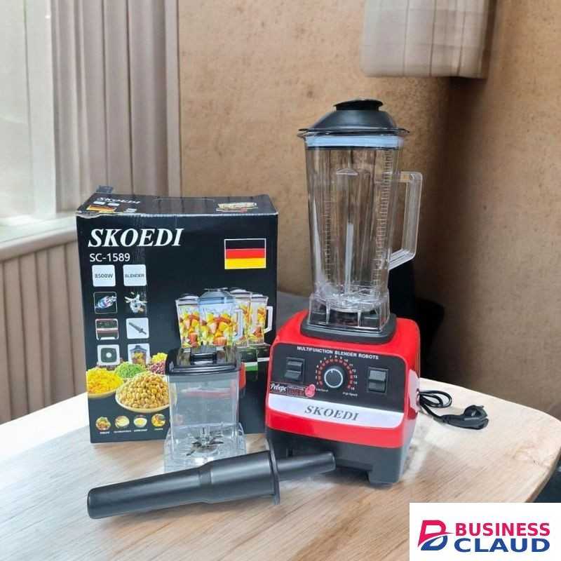 Skoedi Reliable Quality 2-in-1 2.5L Large Capacity Professional Double Cup High Speed 32000 RPM High-Quality Body Blender & Grinder