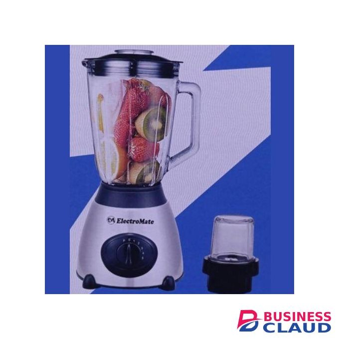 ElectroMate 2 In 1 Glass Blender With Power Grinding Machine