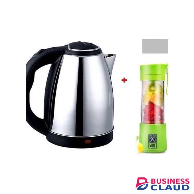 4you Cordless Elect Kettle With Free Portable FRUITS Blender