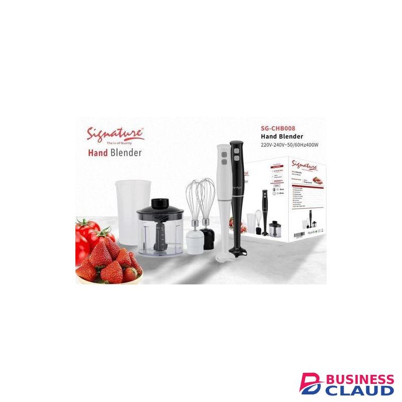 Signature 3in1 Electric Hand Blender (400W) (SG-CHB-008)