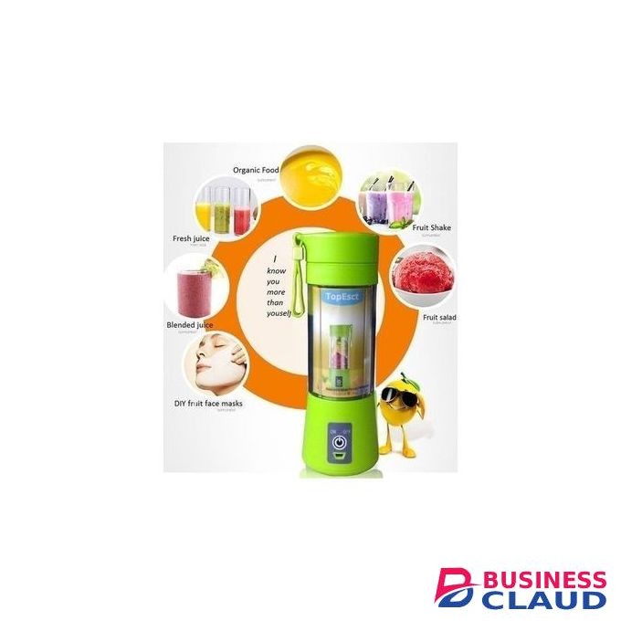 Portable Blender Juicer Cup / Electric Fruit Mixer-GREEN