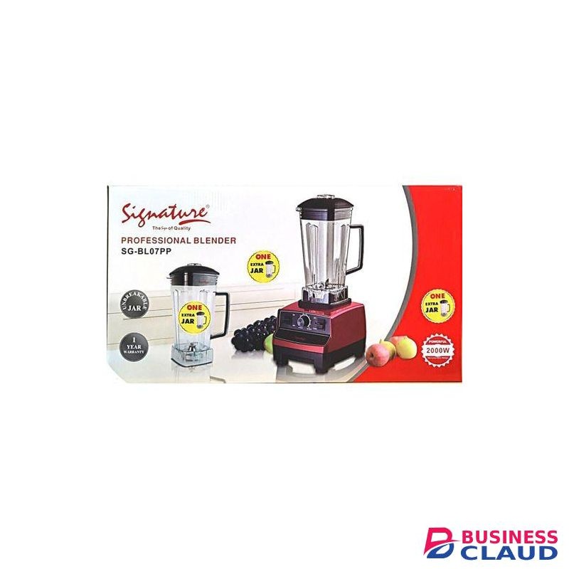 Signature Professional hi-performance 2000W blender with extra jar