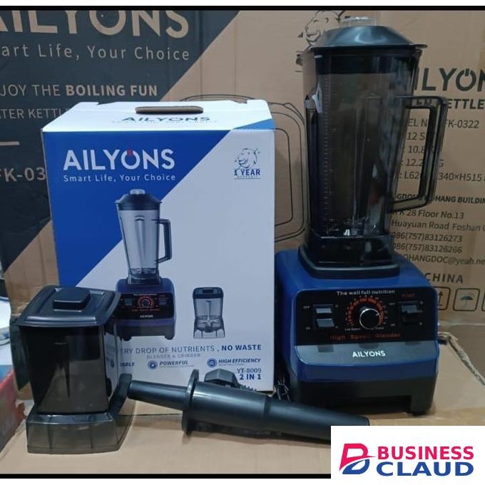 AILYONS YT-8009 2-in-1 Professional Commercial Blender