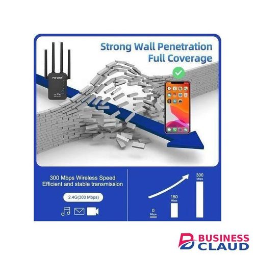Routeur WiFi Sans Fil Haut Débit 300 Mbps,mini Amplificateur De Signal WiFi,4 Antennes in 1