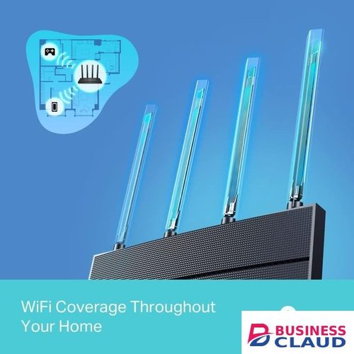 TP-Link Archer AX12 AX1500 Dual-Band Wi-Fi 6 Performance Router – OFDMA, MU-MIMO, Quad-Core Processing, Gigabit Networking, High-Capacity Home Wi-Fi Upgrade in 1