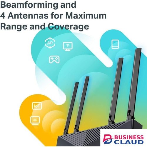 TP-Link Archer AX10 (AX1500) Wi-Fi 6 Router – Gigabit Dual-Band AX Technology, OFDMA, MU-MIMO, Triple-Core CPU, Parental Controls, Beamforming, High-Efficiency Home Networking in 1-usb-3-0-3-1-and-3-ports-usb-hub-combo-ms-m2-sd-tf
