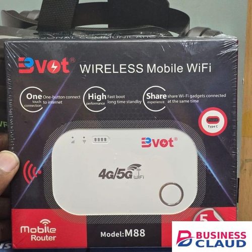 Portable Bvot M88 Portable 4G/5G LTE WiFi Hotspot – Ultra-Fast Network, USB-C Charging, and Long Battery Life for Travelers in 1