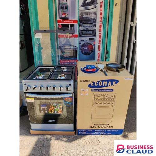 Free Ecomax 60×60 3G+1E Cooker with Electric Oven & FREE Regulator & Clips, Frying Pan, Spatula in Safety-features