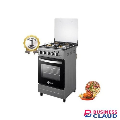 Nunix New Model 4 Burners Full Gas Standing Cooker with Oven