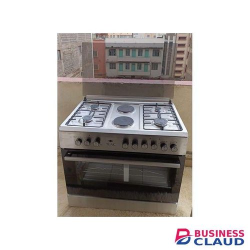 TLAC 4 Gas +2 Electric Standing Cooker 60*90 With Electric Oven - Silver