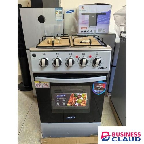 Ecomax 50×55 Full Gas Standing Cooker with 67L Electric Oven