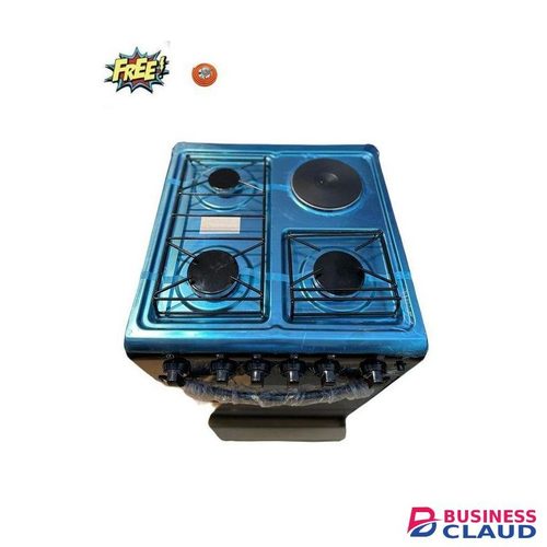 Euroken New Model 3 gas+1 electric Hotplate Standing Cooker with Oven