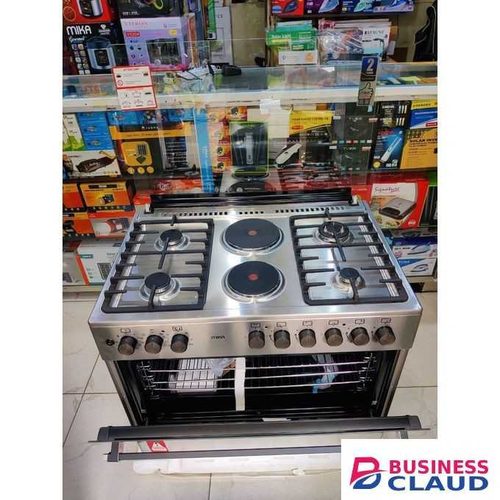 Standing Cooker – 4 Gas Pool Jet Burners + 2 Rapid Hot Plates + 90cm Electric Oven