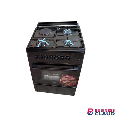 Roch 60x60 Turkey Make 3 gas +1 Rapid Electric Hotplate standing Cooker with Electric Oven