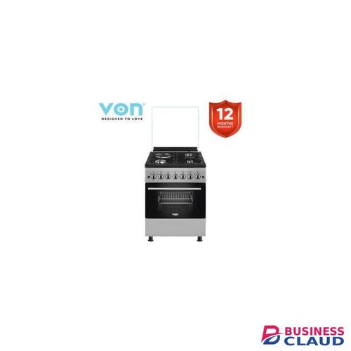 Free VON 58*58 Cooker 3Gas+1 Hot Plate, Electric Oven + Free Gifts - Silver in 1-automatic-rice-cooker-recommended
