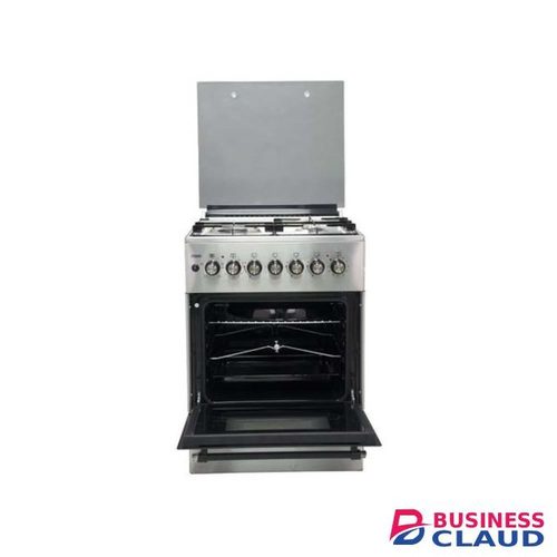 Roch h 60x60 Turkey Life 3 gas +1 Rapid Electric Hotplate standing Cooker with Electric Oven -Silver