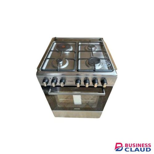 Legacy 3+1 standing cooker 60*60 with heavy cast iron grill, Jet gas valve and turbo fan electric oven with food warmer