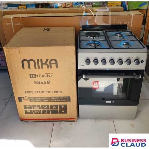 Standing Cooker – 3 Gas Burners + 1 Electric Plate, 58cm x 58cm