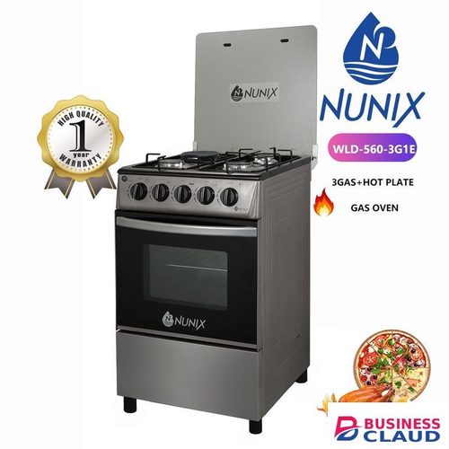 Nunix NEW MODEL 3+1 STANDING COOKER 50×55 cm