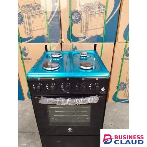Euroken Standing Cooker,50x55 4GAS Burners Free Standing Cooker GAS Oven With A Free Gift