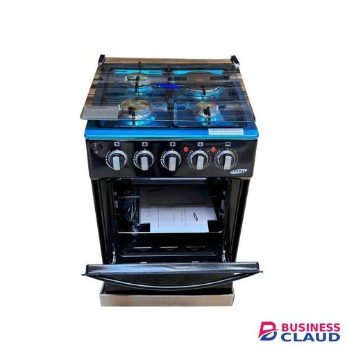 Ecomax Free Standing 3 Gas + 1 Electric Standing Cooker with Electric Oven with free pan regulator