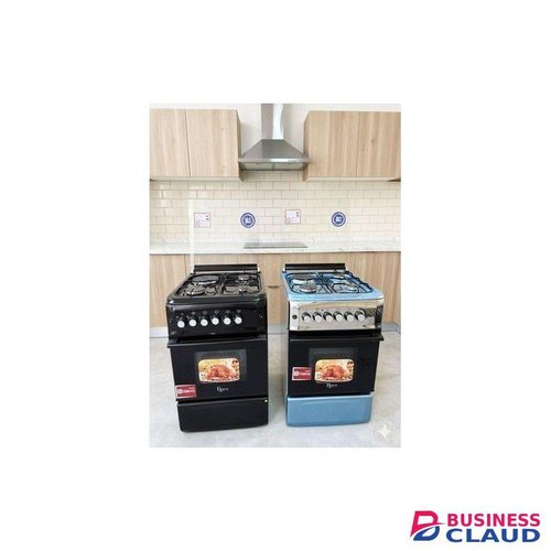 Ecomax 50×55cm 3gas cooker+1hotplate standing cooker