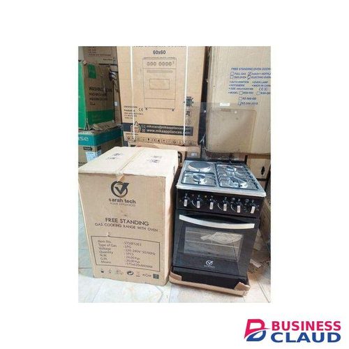 Standing Cooker 3 Gas, 1 Electric Hotplate, with Electric Oven, Auto-ignition technology