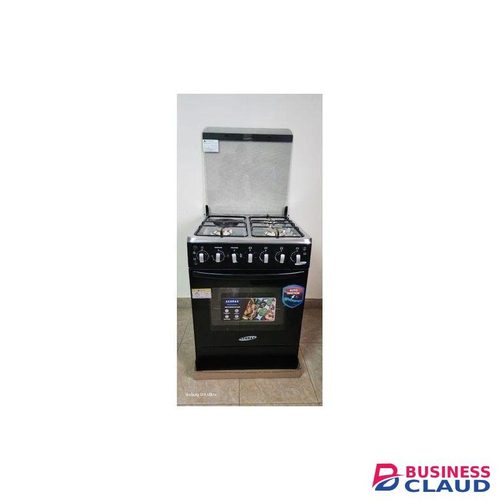 Ecomax 60 by 60 Free Standing Cooker 3 Gas 1 Electric Hot Plate with Electric Oven free gifts