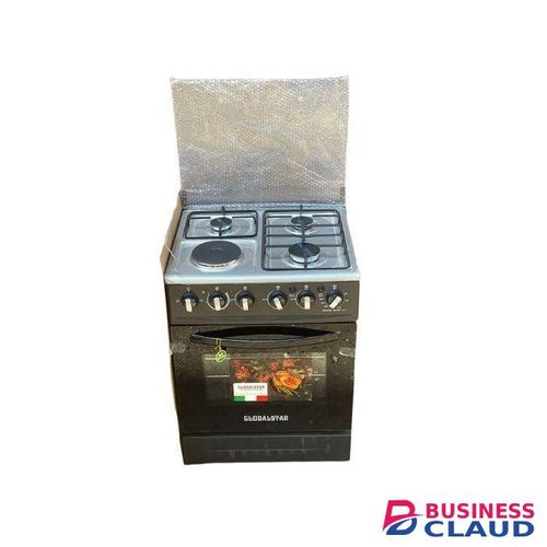 Globalstar Black 60*60 JET 3+1 Standing Cooker With Electric Oven,1 YEAR WARRAN