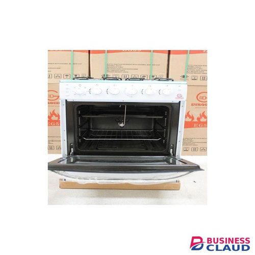 Eurochef New Standing Cooker EG65-4G+G WITH 4 Gas Burners & GAS OVEN 65X60 WHITE