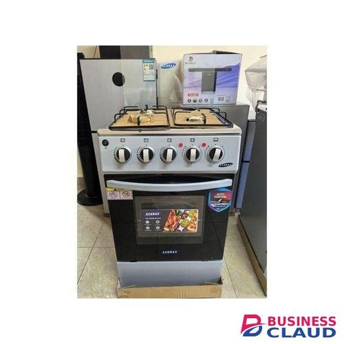 Ecomax 50 × 55 Full Gas Free Standing Cooker - Silver