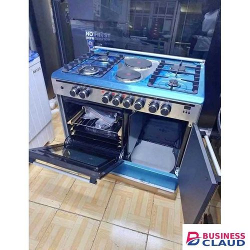 Haier 6090 4+2 Standing Cooker with Gas Compartment and Sensor