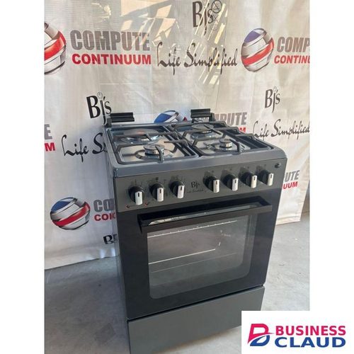 BJS 60*60 Standing Cooker 3+1 with Turbo Fan, Unbreakable Glass Cover