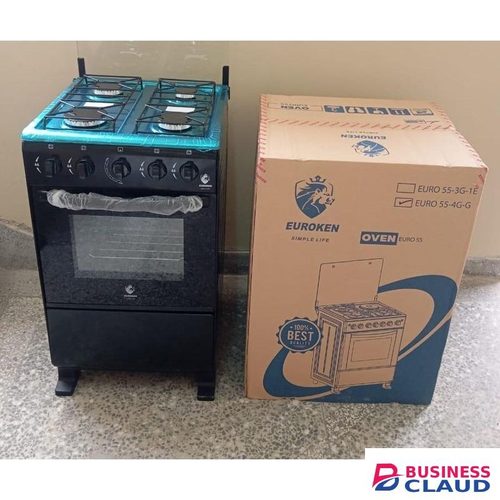 Euroken 4 Full Gas Burner Standing Cooker With Gas Oven